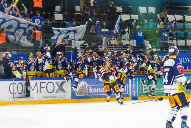 Photo hockey match Zug - Genève le 07/05/2021