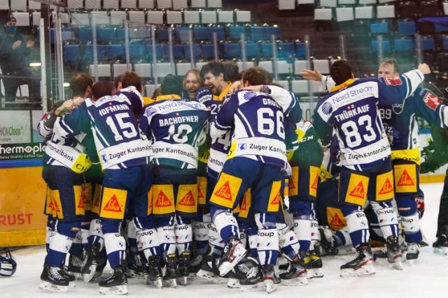 Photo hockey match Zug - Genève le 07/05/2021