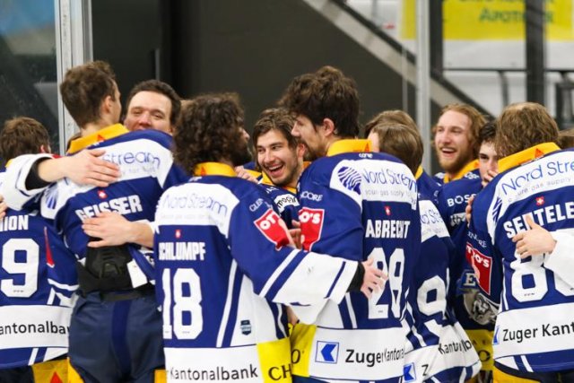 Photo hockey match Zug - Genève le 07/05/2021