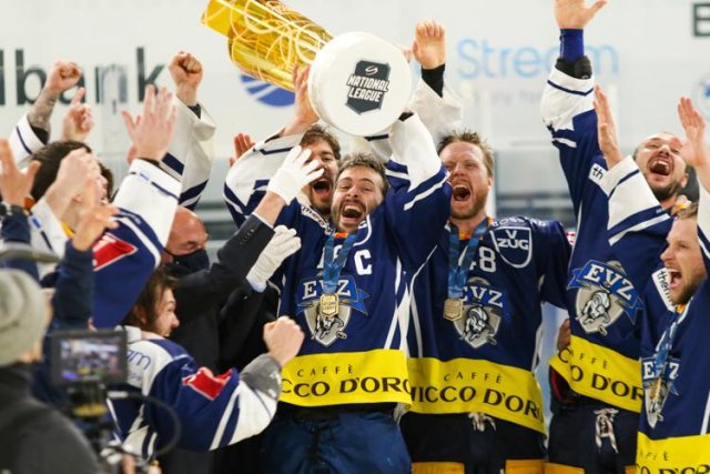 Photo hockey match Zug - Genève le 07/05/2021