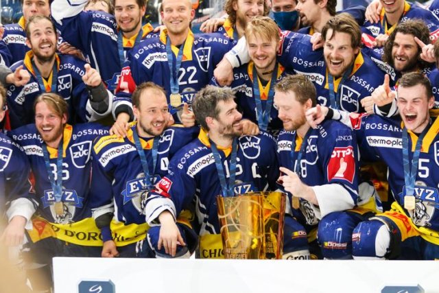 Photo hockey match Zug - Genève le 07/05/2021