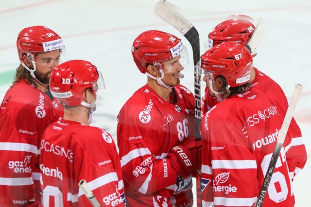 Photo hockey match Rapperswil-Jona - Langnau le 11/08/2021
