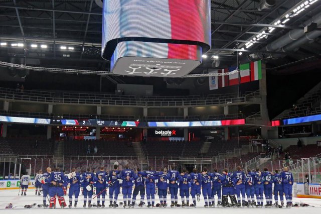 Photo hockey match France - Italy le 27/08/2021