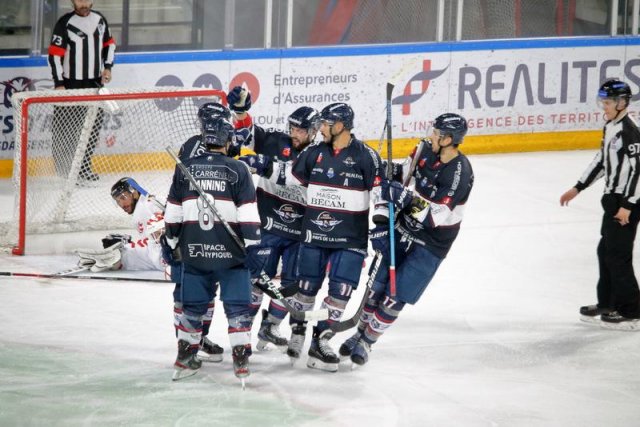 Photo hockey match Angers  - Amiens  le 12/09/2021