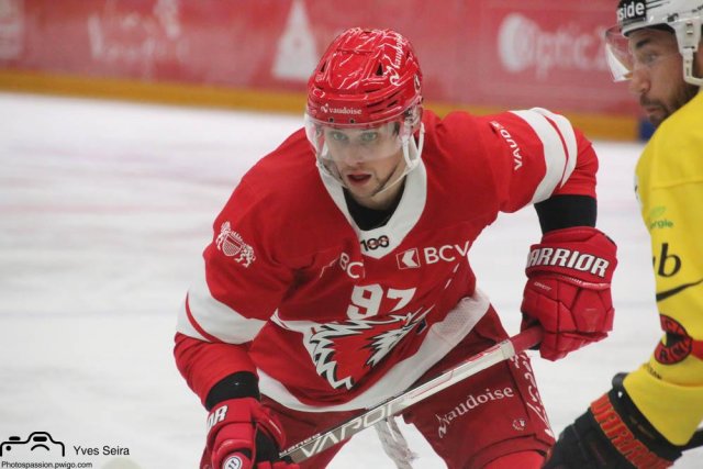 Photo hockey match Lausanne - Bern le 28/09/2021