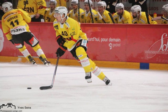 Photo hockey match Lausanne - Bern le 28/09/2021