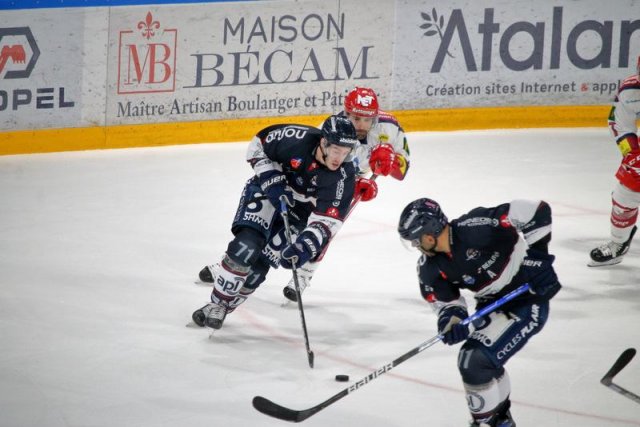 Photo hockey match Angers  - Grenoble  le 01/10/2021