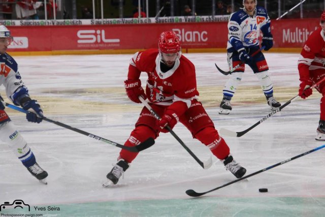 Photo hockey match Lausanne - Zürich le 01/10/2021