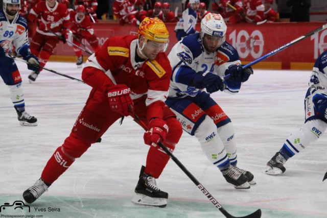 Photo hockey match Lausanne - Zürich le 01/10/2021