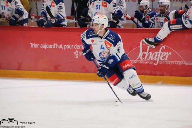 Photo hockey match Lausanne - Zürich le 01/10/2021