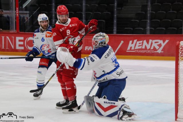 Photo hockey match Lausanne - Zürich le 01/10/2021