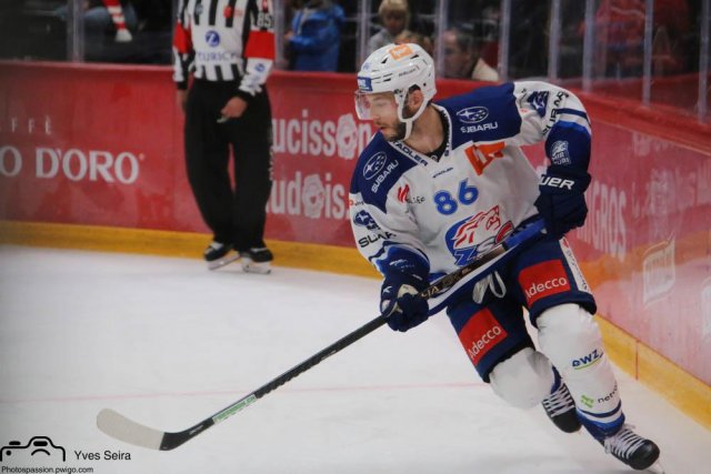 Photo hockey match Lausanne - Zürich le 01/10/2021