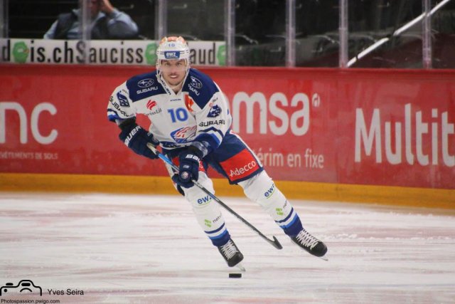 Photo hockey match Lausanne - Zürich le 01/10/2021