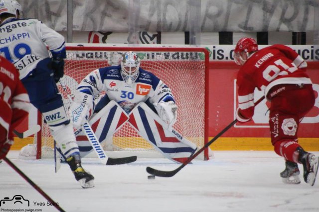 Photo hockey match Lausanne - Zürich le 01/10/2021
