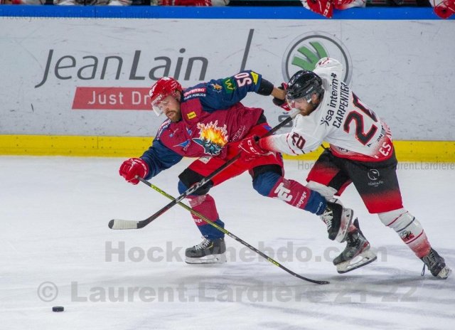 Photo hockey match Grenoble  - Nice le 05/10/2021