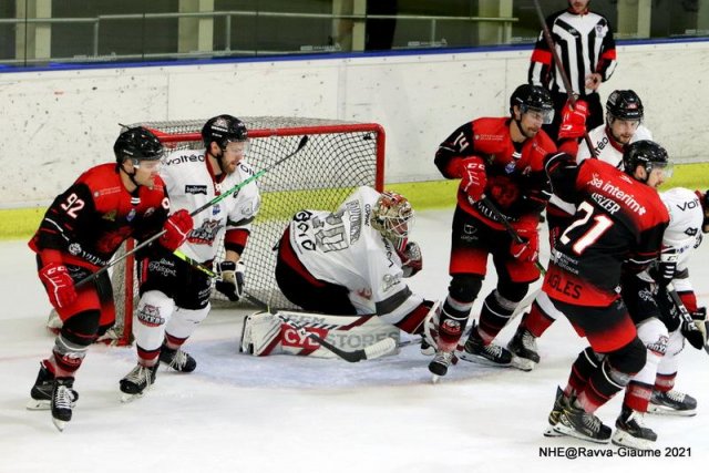 Photo hockey match Nice - Bordeaux le 08/10/2021