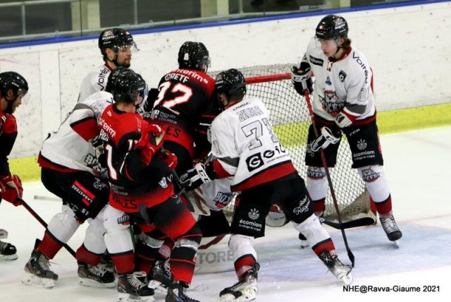 Photo hockey match Nice - Bordeaux le 08/10/2021