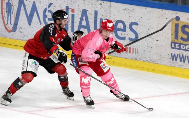 Photo hockey match Grenoble  - Chamonix  le 12/10/2021