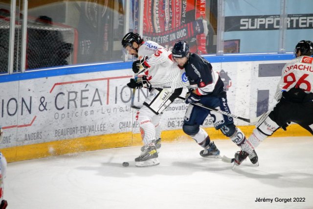 Photo hockey match Angers  - Amiens  le 12/10/2021
