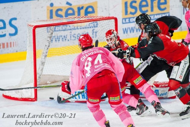 Photo hockey match Grenoble  - Chamonix  le 12/10/2021