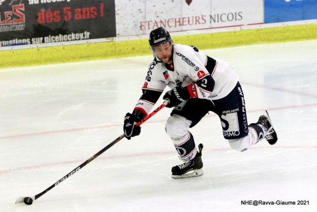 Photo hockey match Nice - Angers  le 15/10/2021