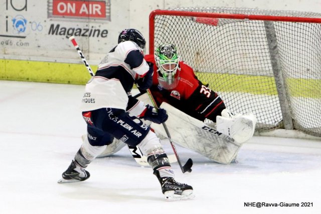 Photo hockey match Nice - Angers  le 15/10/2021