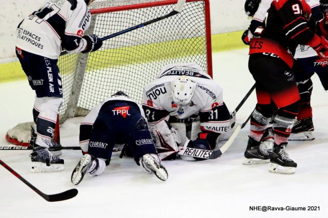 Photo hockey match Nice - Angers  le 15/10/2021