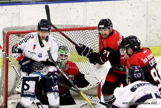Photo hockey match Nice - Angers  le 15/10/2021