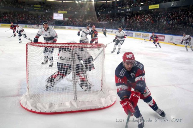 Photo hockey match Grenoble  - Angers  le 06/11/2021