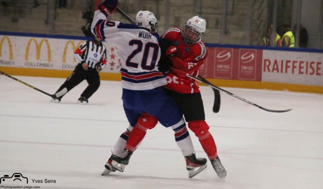 Photo hockey match United States of America - Switzerland le 11/11/2021