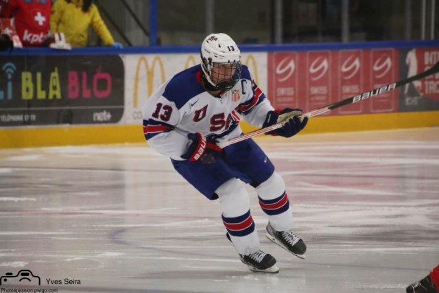 Photo hockey match United States of America - Switzerland le 11/11/2021
