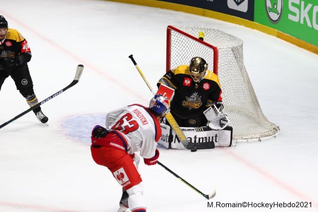 Photo hockey match Rouen - Salzbourg le 17/11/2021