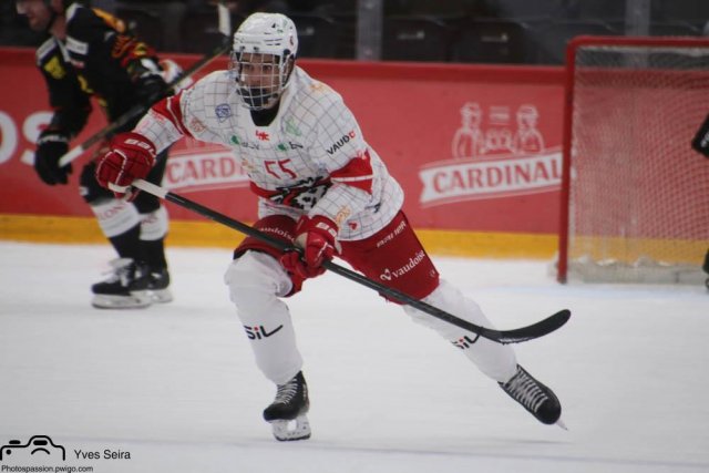 Photo hockey match Lausanne - Bern le 27/11/2021