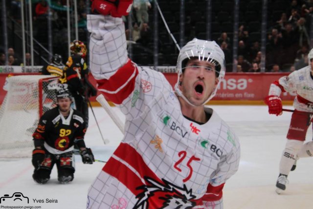 Photo hockey match Lausanne - Bern le 27/11/2021
