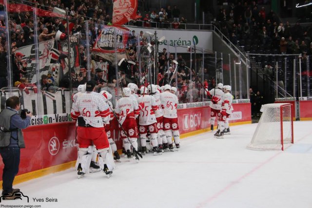 Photo hockey match Lausanne - Bern le 27/11/2021