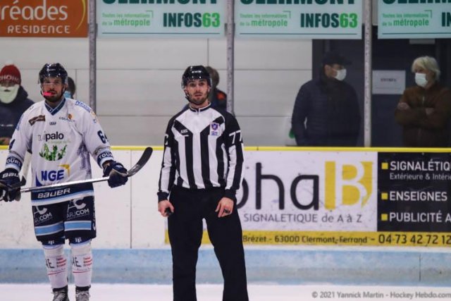 Photo hockey match Clermont-Ferrand - Tours  le 27/11/2021