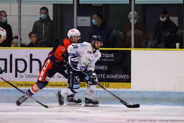 Photo hockey match Clermont-Ferrand - Tours  le 27/11/2021