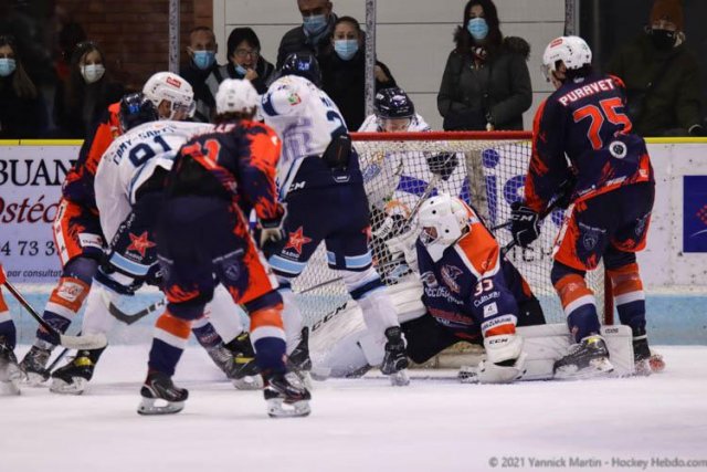 Photo hockey match Clermont-Ferrand - Tours  le 27/11/2021