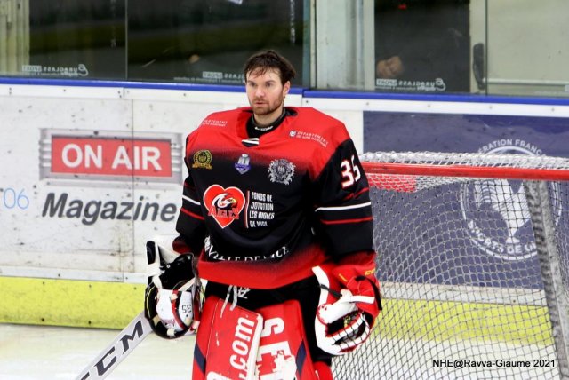 Photo hockey match Nice - Angers  le 01/12/2021