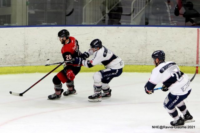 Photo hockey match Nice - Angers  le 01/12/2021
