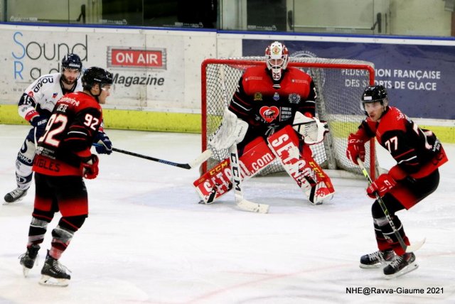 Photo hockey match Nice - Angers  le 01/12/2021