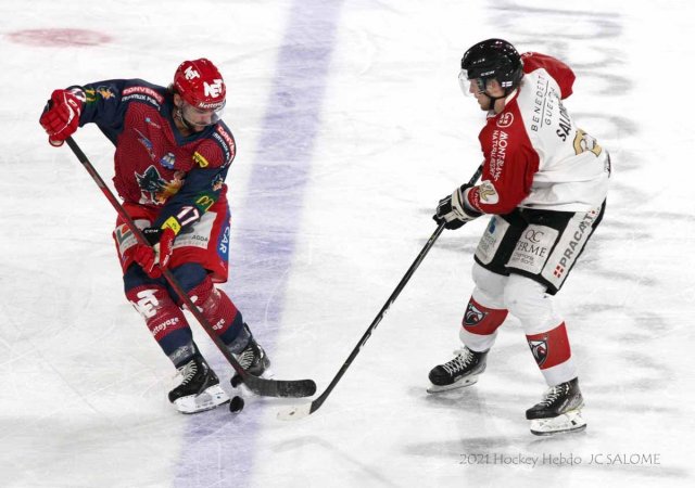 Photo hockey match Grenoble  - Chamonix  le 14/12/2021
