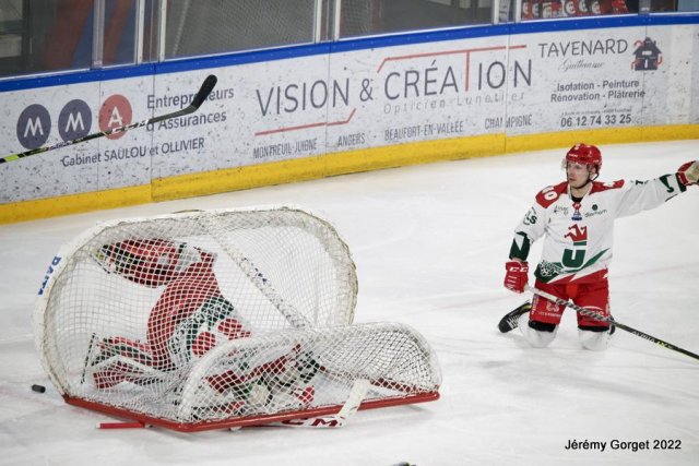 Photo hockey match Angers  - Cergy-Pontoise le 22/12/2021