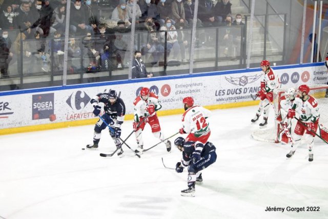 Photo hockey match Angers  - Cergy-Pontoise le 22/12/2021