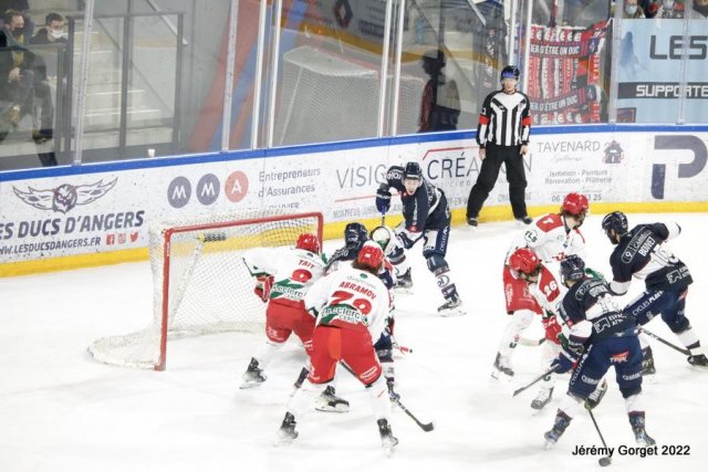 Photo hockey match Angers  - Cergy-Pontoise le 22/12/2021