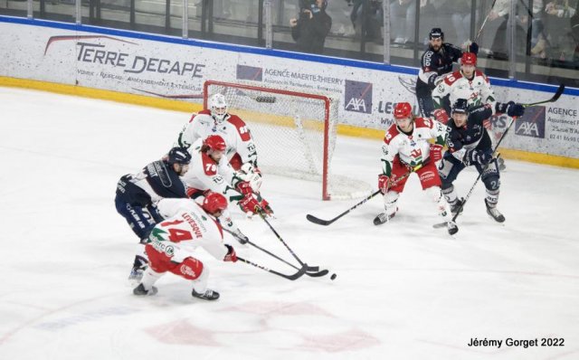 Photo hockey match Angers  - Cergy-Pontoise le 22/12/2021