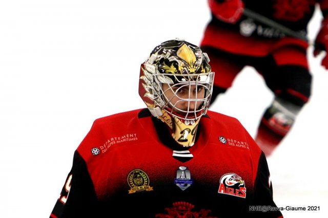 Photo hockey match Nice - Briançon  le 22/12/2021