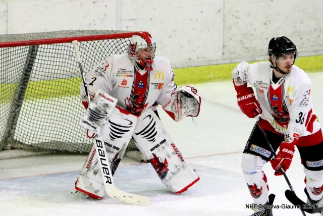 Photo hockey match Nice - Briançon  le 22/12/2021