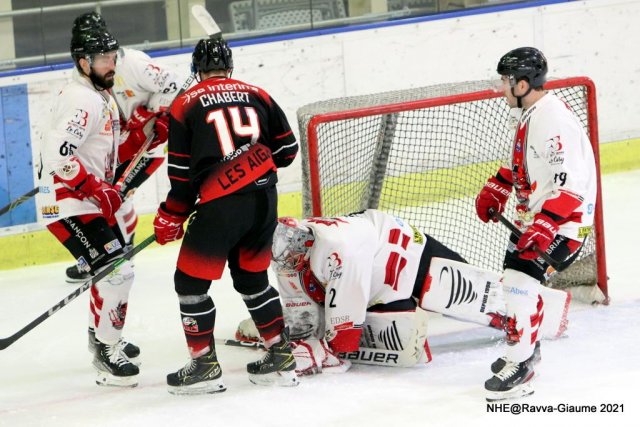 Photo hockey match Nice - Briançon  le 22/12/2021
