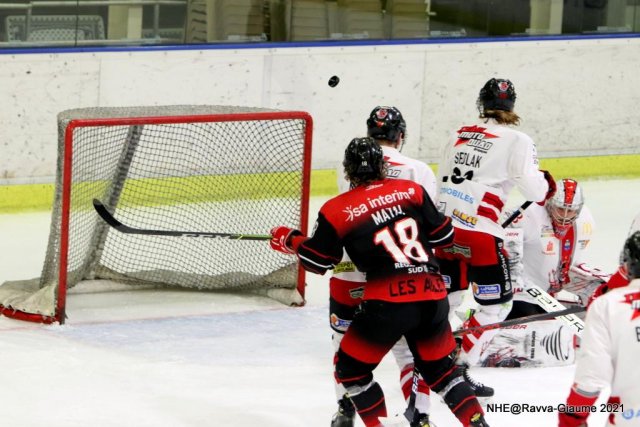 Photo hockey match Nice - Briançon  le 22/12/2021